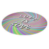 Love Is Love Pride Snijplank (Hoek)