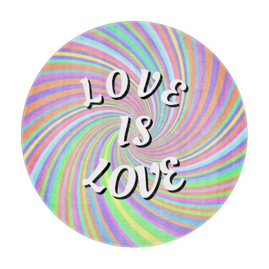 Love Is Love Pride Snijplank (Voorkant)