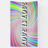 Love Is Love Pride Spandoek (Verticaal)