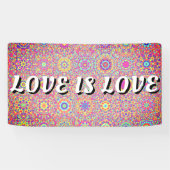 Love Is Love Pride Spandoek (Horizontaal)