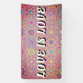 Love Is Love Pride Spandoek (Verticaal)
