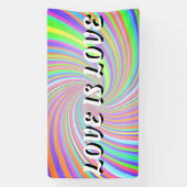 Love Is Love Pride Spandoek (Verticaal)