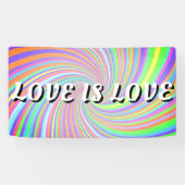 Love Is Love Pride Spandoek (Horizontaal)
