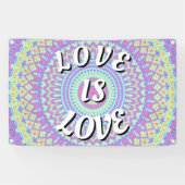 Love Is Love Pride Spandoek (Horizontaal)