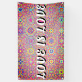 Love Is Love Pride Spandoek (Verticaal)