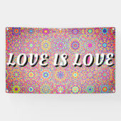 Love Is Love Pride Spandoek (Horizontaal)