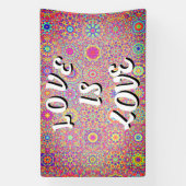 Love Is Love Pride Spandoek (Verticaal)