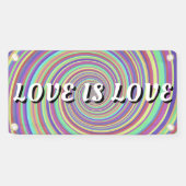 Love Is Love Pride Spandoek (Horizontaal)