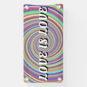 Love Is Love Pride Spandoek (Verticaal)
