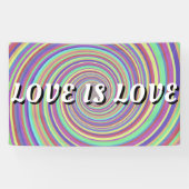 Love Is Love Pride Spandoek (Horizontaal)