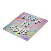 Love Is Love Pride Tegeltje (Zijkant)