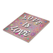 Love Is Love Pride Tegeltje (Zijkant)