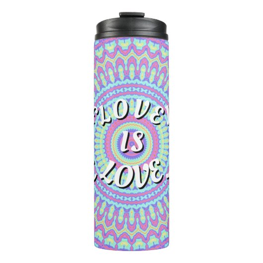 Love Is Love Pride Thermosbeker (Voorkant)