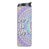 Love Is Love Pride Thermosbeker (Gedraaid links)