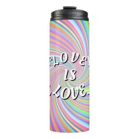 Love Is Love Pride Thermosbeker (Voorkant)