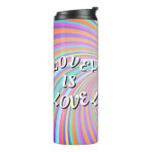 Love Is Love Pride Thermosbeker (Gedraaid links)