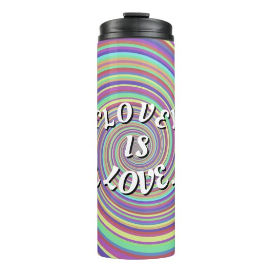 Love Is Love Pride Thermosbeker (Voorkant)