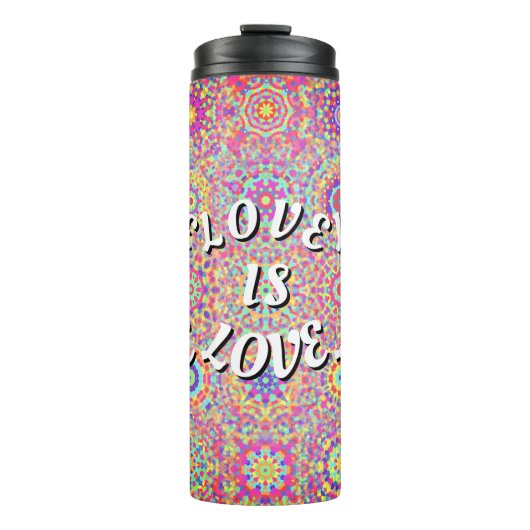 Love Is Love Pride Thermosbeker (Voorkant)