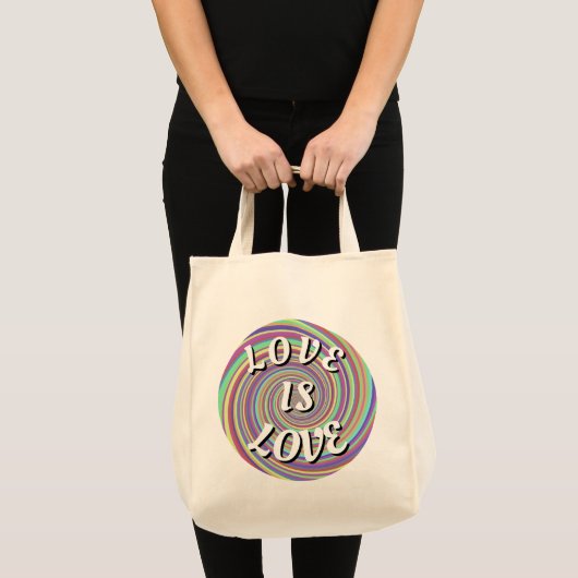Love Is Love Pride Tote Bag (Voorkant (product))
