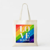 Love is love Pride Tote Bag (Achterkant)