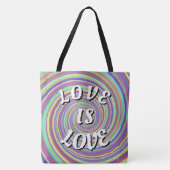 Love Is Love Pride Tote Bag (Voorkant)