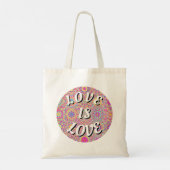 Love Is Love Pride   Tote Bag (Achterkant)