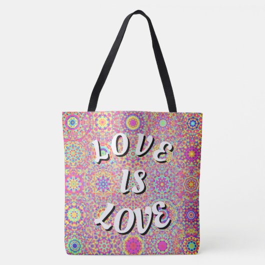 Love Is Love Pride Tote Bag (Voorkant)