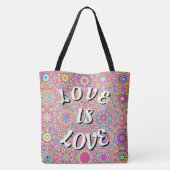 Love Is Love Pride Tote Bag (Achterkant)
