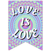 Love Is Love Pride Vlaggetjes (Tweede vlag)