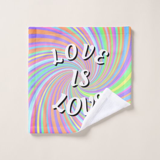 Love Is Love Pride Washandje (Wasdoekje)