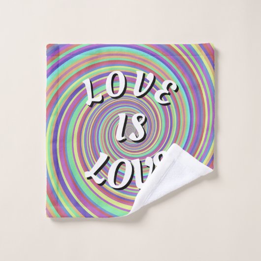 Love Is Love Pride Washandje (Wasdoekje)