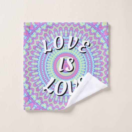 Love Is Love Pride Washandje (Wasdoekje)