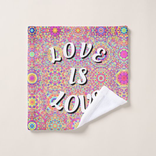Love Is Love Pride Washandje (Wasdoekje)