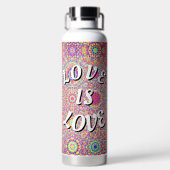 Love is Love Pride  Waterfles (Achterkant)