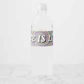 Love Is Love Pride Waterfles Etiket (Voorkant)
