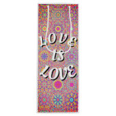 Love Is Love Pride Wijn Cadeautas (Voorkant)