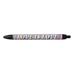 Love Is Love Pride Zwarte Inkt Pen
