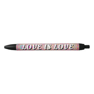 Love Is Love Pride Zwarte Inkt Pen
