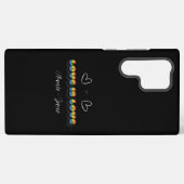 Love is Love Rainbow LGBTQ Samsung Galaxy Hoesje (Achterkant horizontaal)