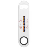 Love is Love Rainbow LGBTQ Speed Flessenopener (Achterkant)