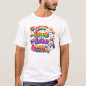 Love Is Love Regenboog Pride T-shirt (Voorkant)