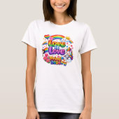 Love Is Love Regenboog Pride T-shirt (Voorkant)