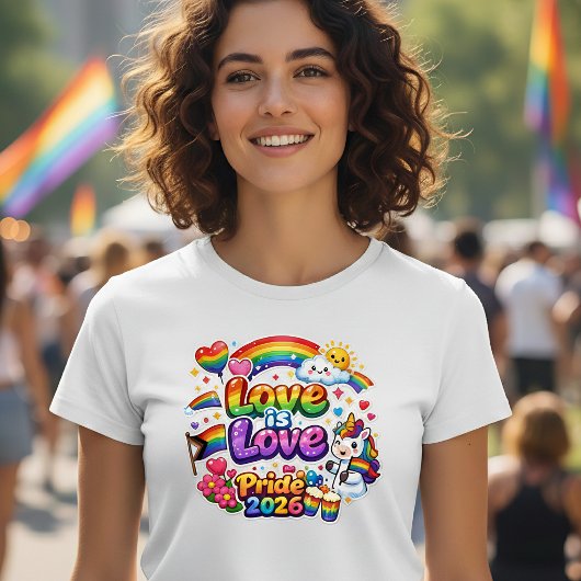 Love Is Love Regenboog Pride T-shirt