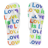 Love is Love teenslippers (Voetbed)