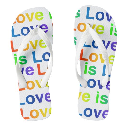 Love is Love teenslippers (Voetbed)