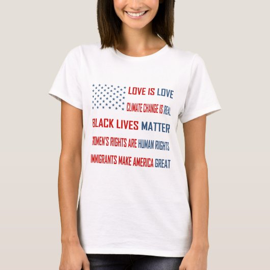 Love is Love Women's Basic T-Shirt (Voorkant)