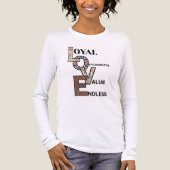 "Love Is Loyal" T-Shirt (Voorkant volledig)