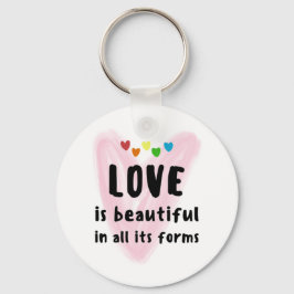 LOVE is mooi in al zijn vormen Sleutelhanger