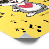 LOVE IS MORE POWERFUL THAN HATE BUNNY POSTER (Hoek)