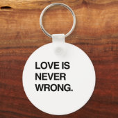 LOVE IS NOOIT WRONG SLEUTELHANGER (Voorkant)